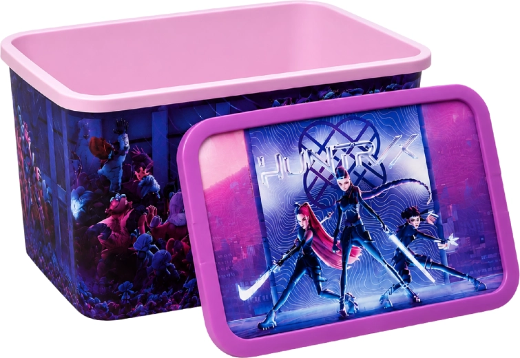 Opbevaringsboks K-Pop Demon Hunters Huntrix med kliplåg 13 l