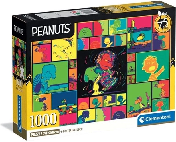 Puzzle Clementoni Impossible Compact Peanuts 1000 brikker