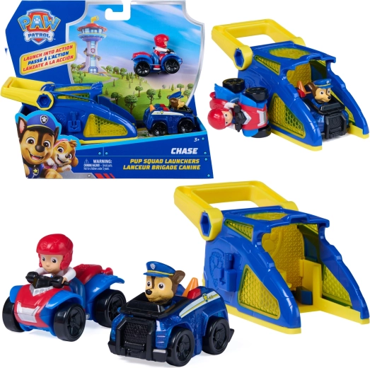 Paw Patrol Pup Squad affyringsbane Chase med køretøjer