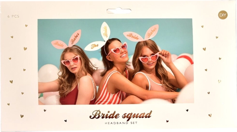 Party-kasketter Bride Babes (6 stk.)
