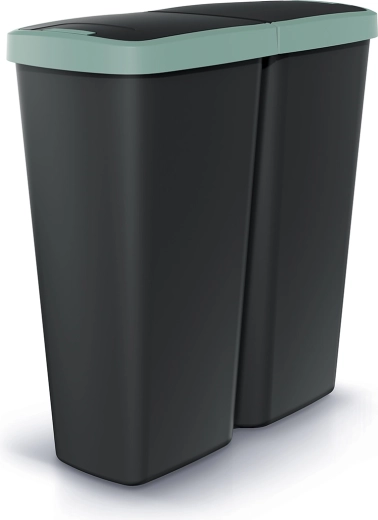 Affaldsspand Prosperplast Compacta Q Duo 50 l til affaldssortering