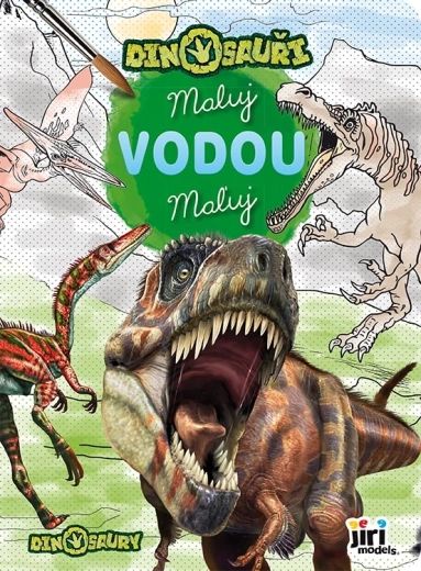 Maling med vand - Dinosaur