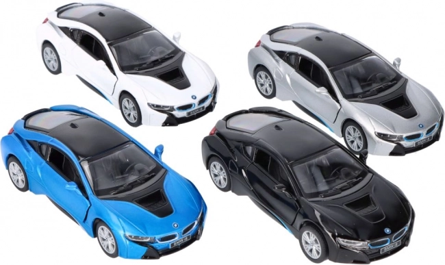 Metalmodel af BMW i8, skala 1:36