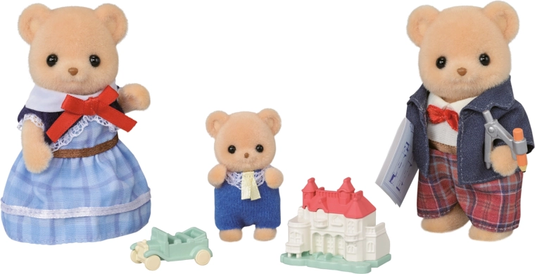 Sylvanian Families småkagebjørne-familie