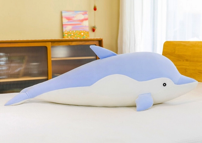 Plysmaskot delfin Niebeiski 30 cm