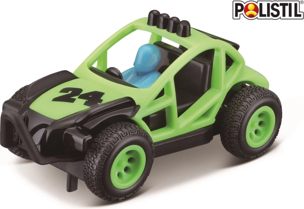 Polistil Desert Rally grønt legetøjsbil 1:43