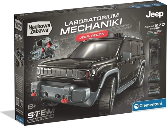 Clementoni videnskabelig leg Labo mekanik Jeep recon - 1 stk.