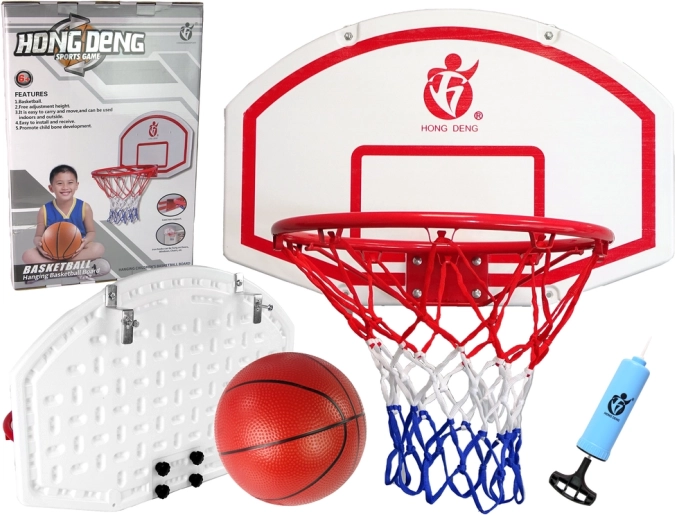 Hængende basketballkurv til børn
