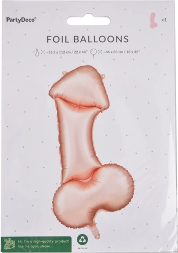 Djævle folieballon 55 × 112 cm