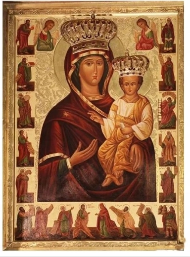 Norimpex Mal efter tal Jomfru Maria fra Bieszczady 40 × 50 cm
