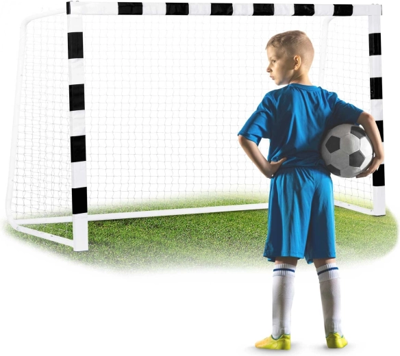 Fodboldmål Neo-Sport 180 × 120 × 60 cm sort-hvid