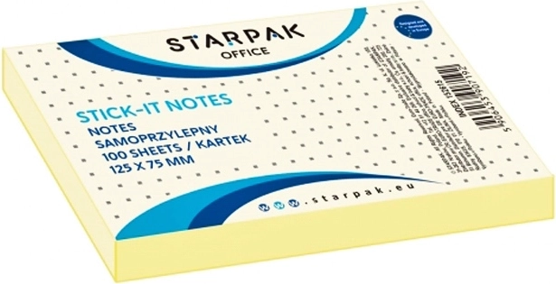 Klæbenoter Stick-it store gule 12,5 cm, 100 ark - 1 stk.