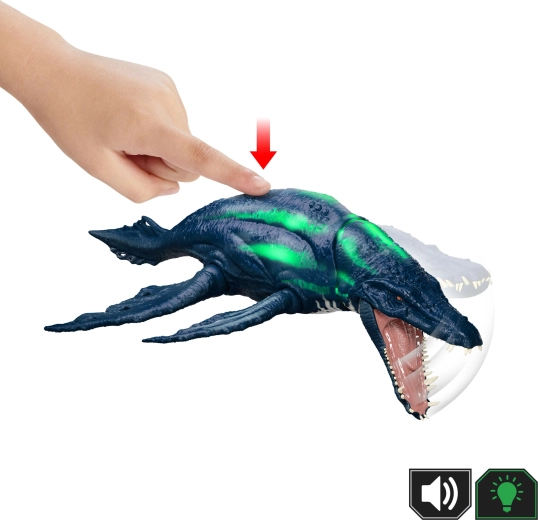 Actionangreb med brøl ved tryk på halen