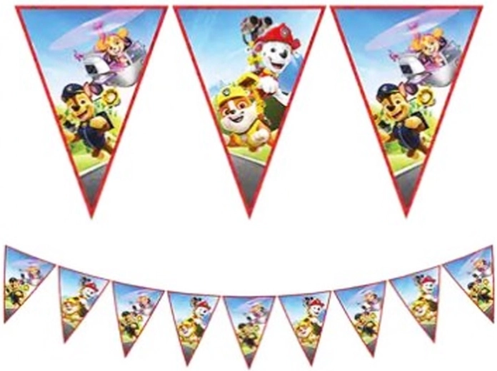Flagguirlande Paw Patrol