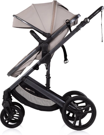 Affjedret stel og store hjul