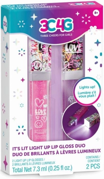 Sæt med lysende lipgloss til børn