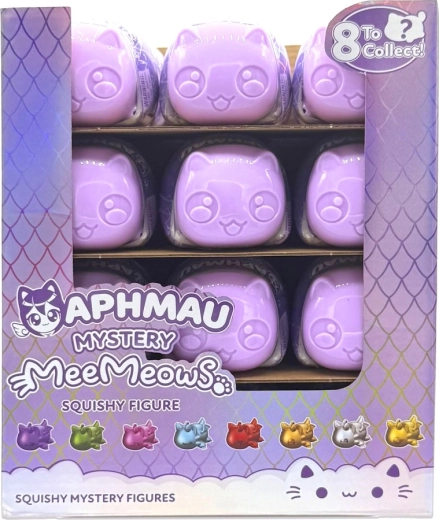 Aphmau mystery MeeMeows squishy kattefigur i kapsel – overraskelse