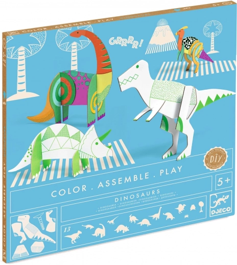 DIY Dinosaurer fra Djeco