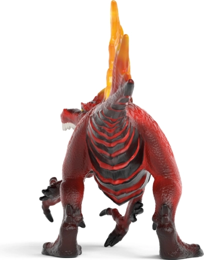 Ilddinosaur med glødende pigge