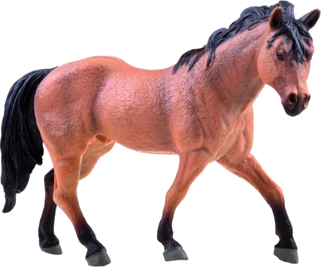 Realistisk figur af en voksen hest