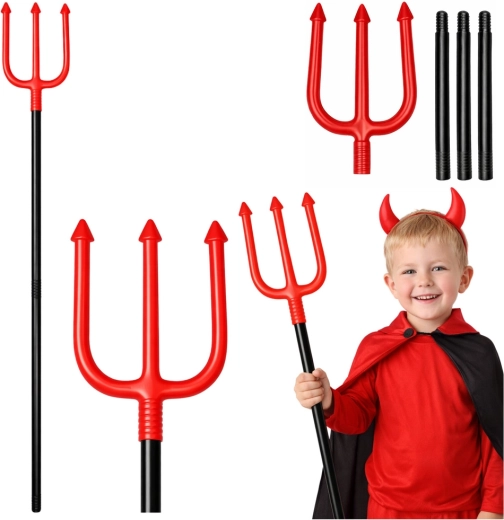 Djævelske høtyve til Halloween 112 cm