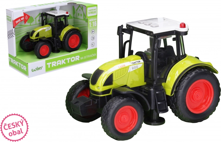Traktor med svinghjul med lys- og lydeffekter 18 cm
