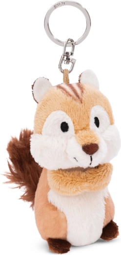 Plydsnøglering egern Chipmunk Jojo 9 cm NICI GREEN