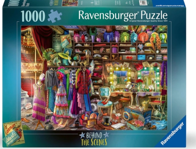 Ravensburger puslespil Bag scenen 1000 brikker