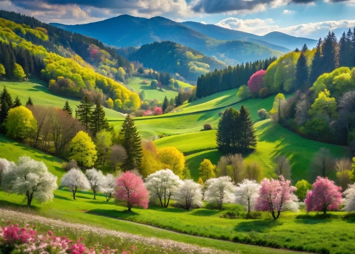 Puslespil Forårstur 500 brikker