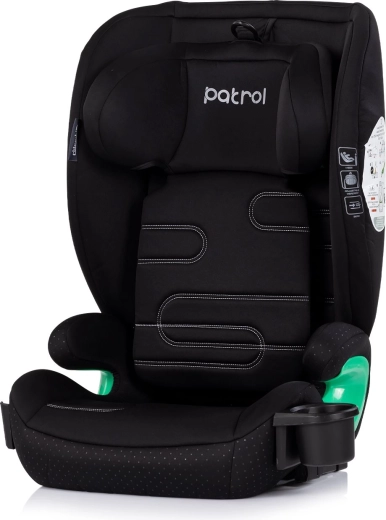 Chipolino autostol Patrol i-Size 100–150 cm isofix noir