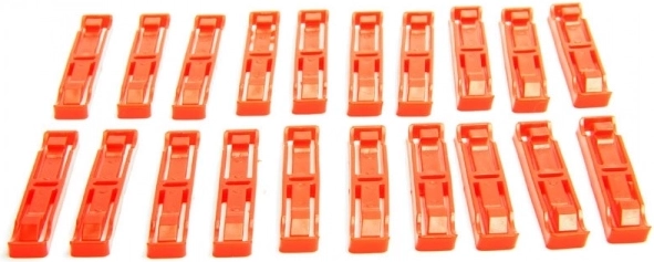 klemmer til samling af baner (20 stk.) til CARRERA Evolution, Digital 132 og Digital 124