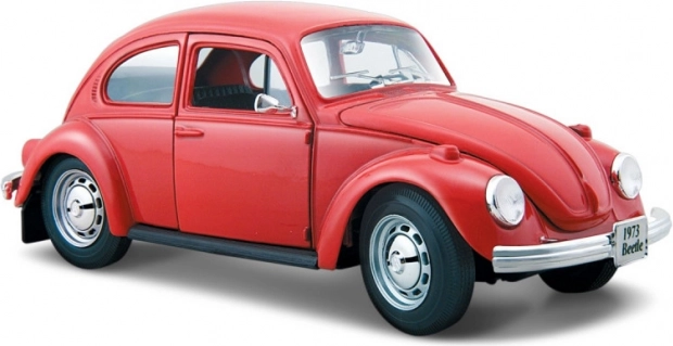 Model Volkswagen Beetle 1973 rød