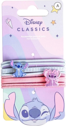 Sæt hårelastikker Disney Lilo & Stitch (Stitch) – 8 stk.