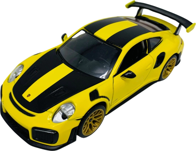 Metalmodelbil 1:32 Porsche 911 GT2 RS med lys og lyde