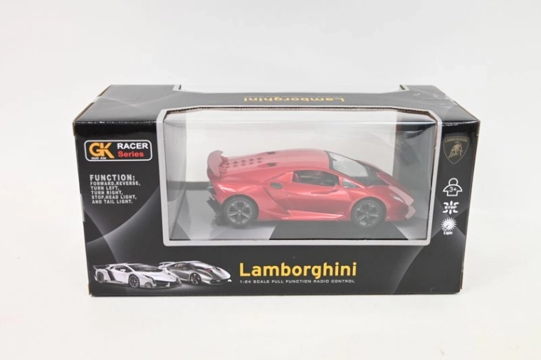 RC-bil Lamborghini Sesto Elemento rød 18 cm