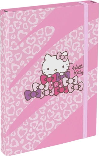 Mapper til skolehæfter A4 Hello Kitty Sweet Leopard