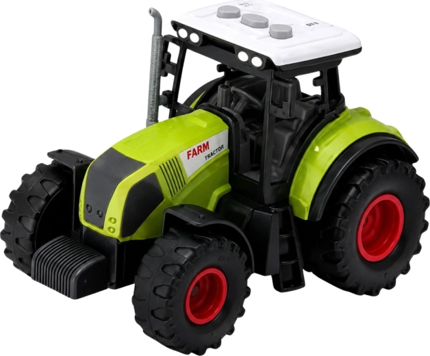 Traktor med LED-lys, lyd og fremdrift