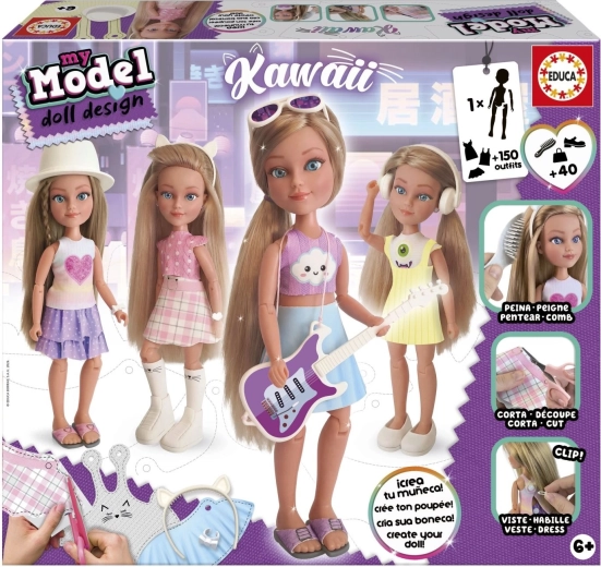 Educa My Model doll design kreativt sæt kawaii