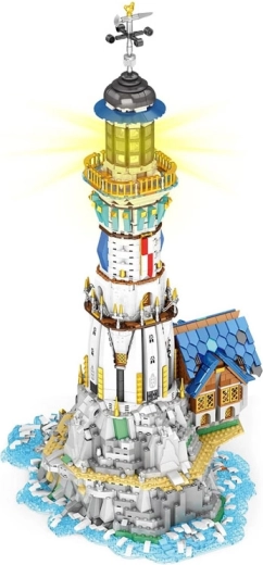 Realistisk LED-belysning i fyrtårnet