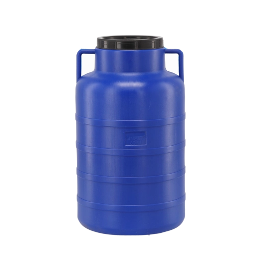 Plastisk fermenteringsbeholder 60 l med låg og håndtag af HDPE