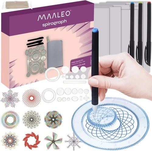 Kreativt tegningssæt – spirograf MAELEO