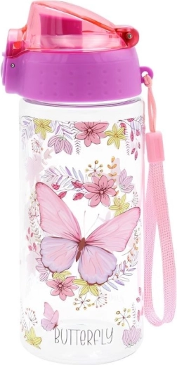 Drikkeflaske til børn i Tritan 500 ml butterfly