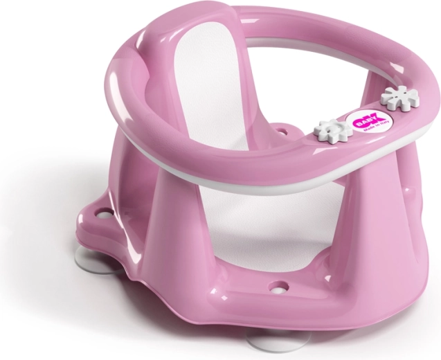 Ok Baby skridsikkert badesæde til badekar Flipper Evolution pink (6–15 måneder)
