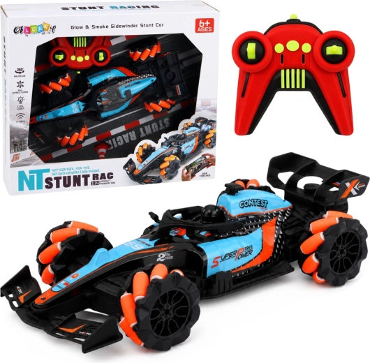 Racer-stuntauto RC 4WD med 360° rotation og lys 1:14