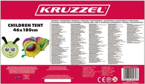 Børnelegetunnel „larve“ Kruzzel