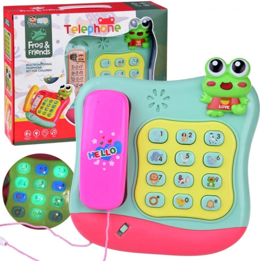 Farverig musiktelefon til børn