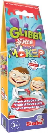 Glibbi Slime Maker – bade-slimepulver, 3 farver