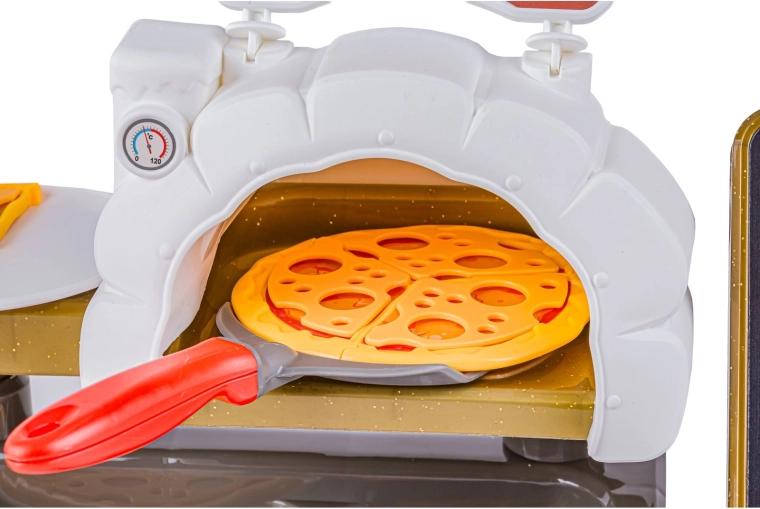 Pizzaovn til leg som på et pizzeria