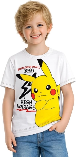 Hvid Pokémon T-shirt