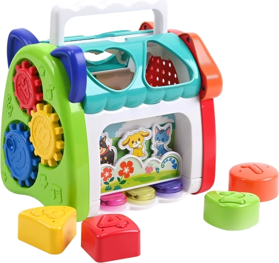 Playgo dyretransportkasse med aktiviteter